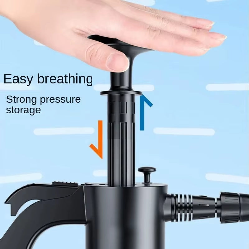 2L Manual Foamer Pressure Washer with Adjustable Nozzle for Car Wash, Snow Foam Cannon, Garden Watering