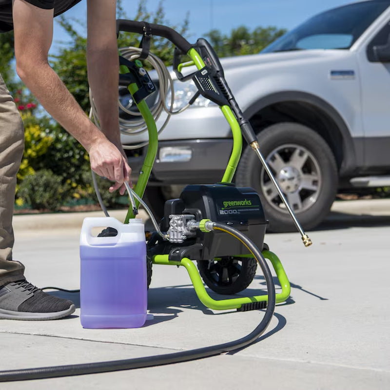2000 PSI 1.1 GPM Electric Cold Water Pressure Washer with Three Spray Tips