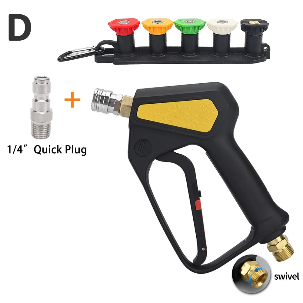 Pressure Washer Water Swivel Gun for Car Cleaning Hose Connector For Karcher Nilfisk Parkside Bosch Quick Connector
