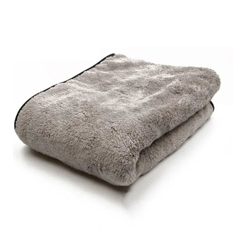2pcs High-end Microfiber Towels Thickened Auto Detailing Water Drying Cloth Cleaning Tools Car Care Wash Accessories 40X40cm