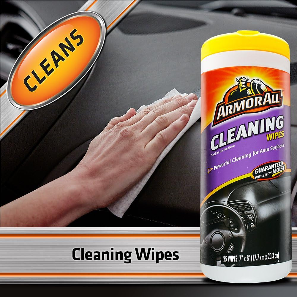82646 Cleaning and Leather Wipe - 20/25 Sheets, (Pack of 2)