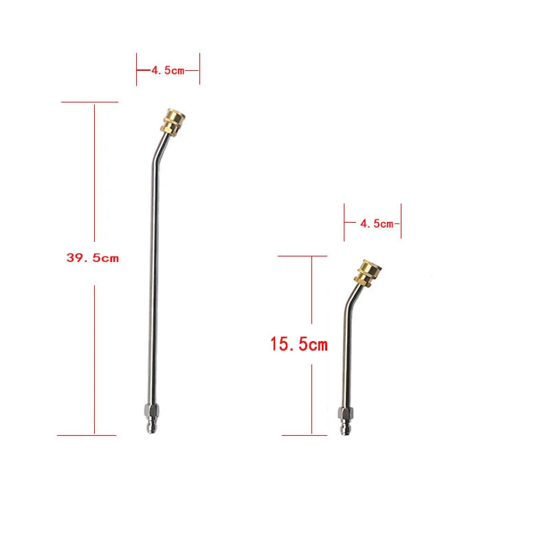 Pressure Washer Extension Rod Lance Set 4000PSI Spray Gun with 1/4 Inch Quick Connect for Efficient Cleaning