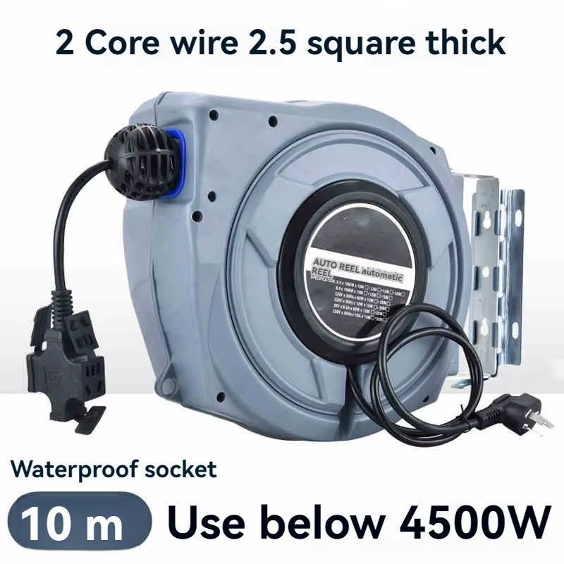 Automatic Telescopic Electric Drum Reel with Copper Core Wire and Compliant National Standard Cable