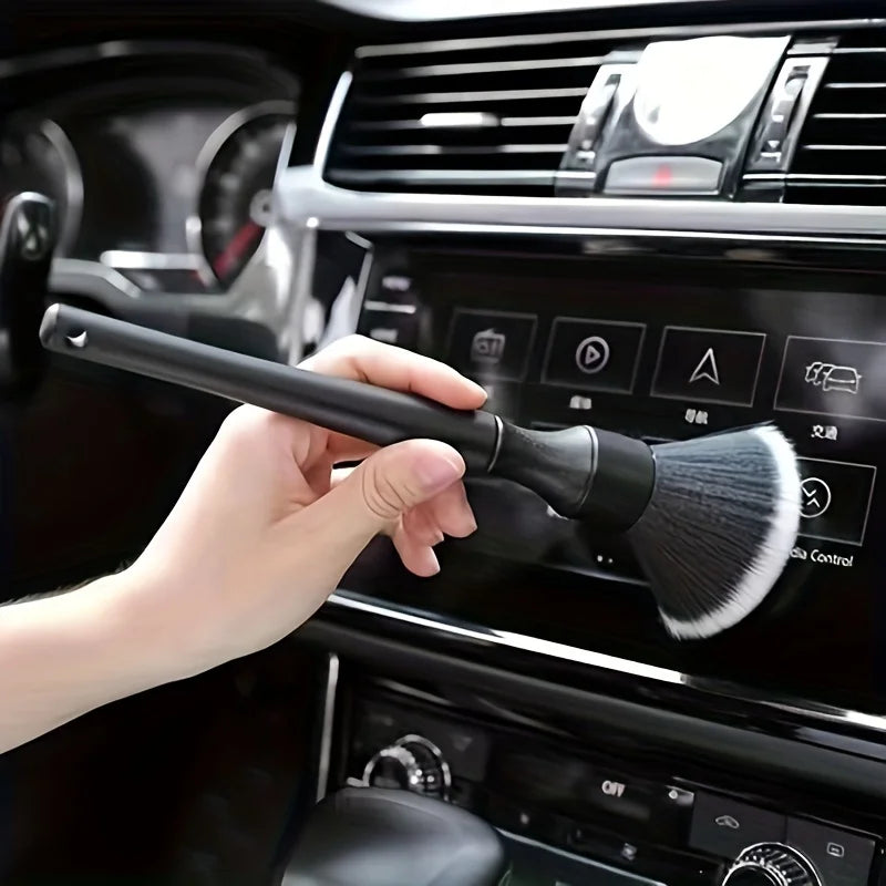 Ultra-Soft Car Detailing Brush Super Soft Auto Interior Detail Brush synthetic boars hair for cars seat leather cleaning