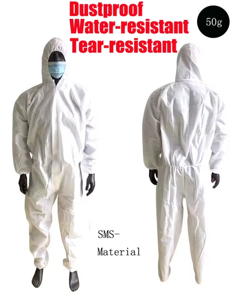 Professional Disposable Waterproof Oil-Resistant Coverall Suit for Spray Painting and Occupational Safety
