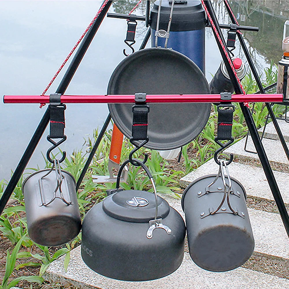 Detachable S-Shaped Hanging Hook for Portable Outdoor Camping Storage