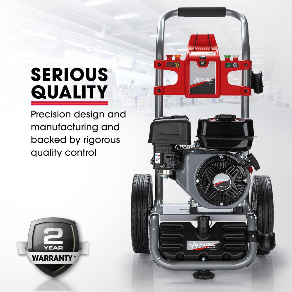 NNEMB 4800PSI Petrol Powered High Pressure Washer-CX630 Gen IV