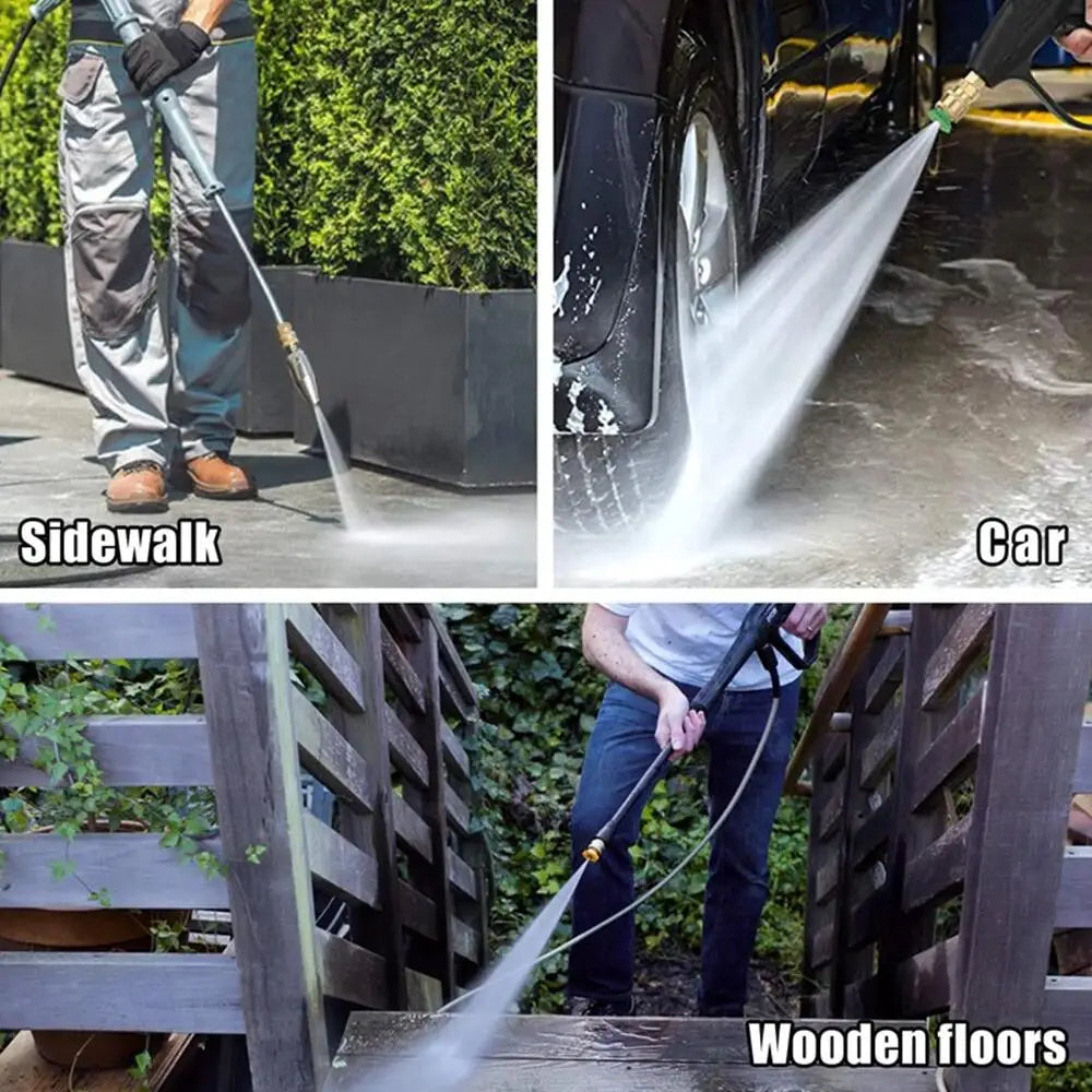 High Pressure Washer Jet Wash Dirt Blaster Rotating Turbo Nozzle Sprayer Tip 3600 PSI Car Was Tool Accessories