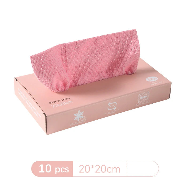 Microfiber Cleaning Cloths - Reusable Non-Fluorescent Perforated Kitchen Towels for Dishwashing, Household & Car Cleaning
