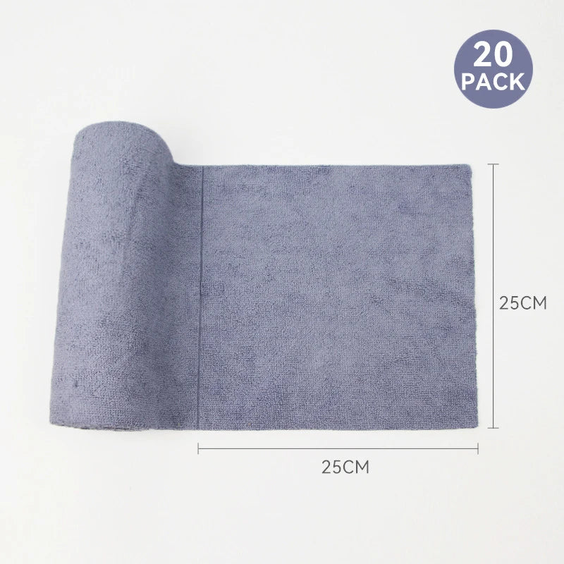 Microfiber Cleaning Cloths - Reusable Non-Fluorescent Perforated Kitchen Towels for Dishwashing, Household & Car Cleaning