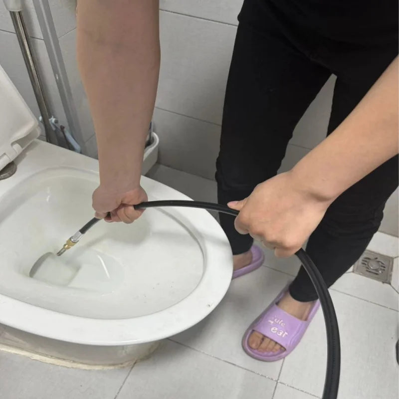 Sewer Drainage Cleaning Hose, High Pressure Hose, Sewer Drainage Dredging kit, High Pressure Cleaning Machine Nozzle,For Karcher