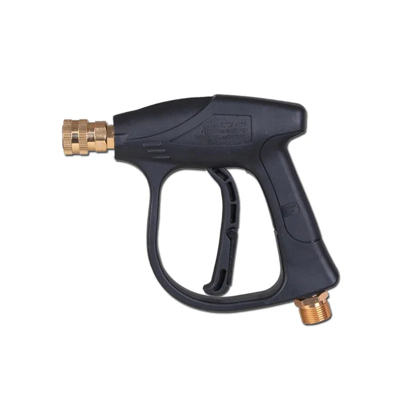 High pressure cleaning gun 4350PSl car wash short gun aluminum valve cleaning gun 1/4 quick connection with 5-color nozzle