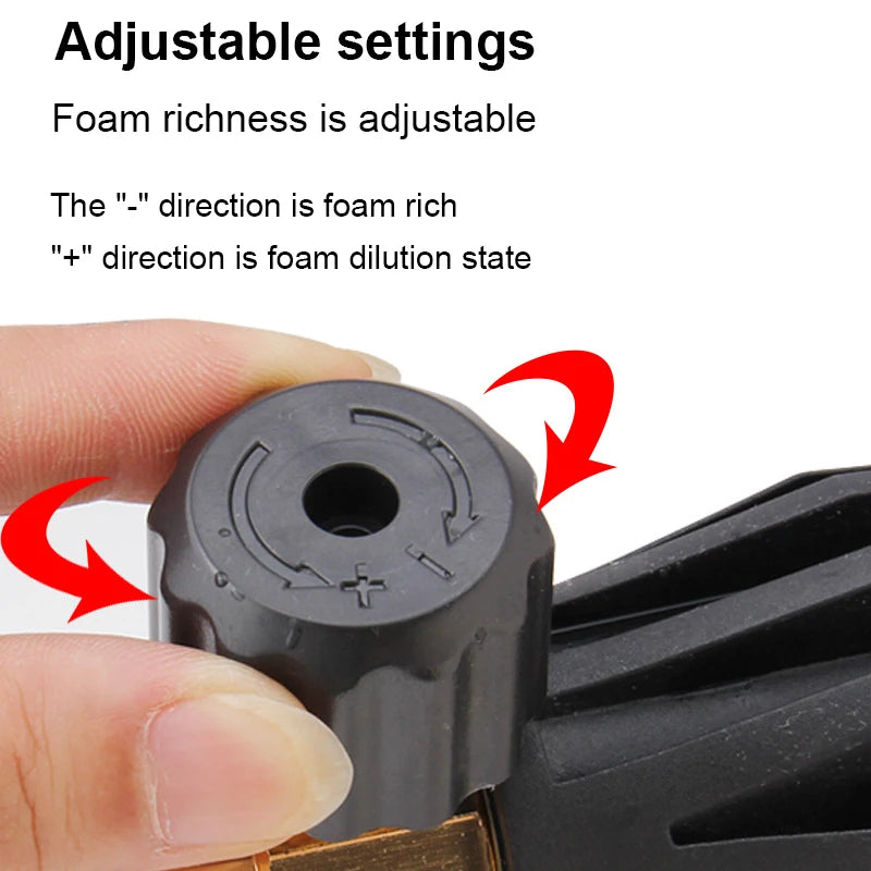 Manufacturer Direct Selling High-Pressure Foam Spray Can With Adjustable Big Mouth PA Cleaning Gun Car Washer Professional Foam