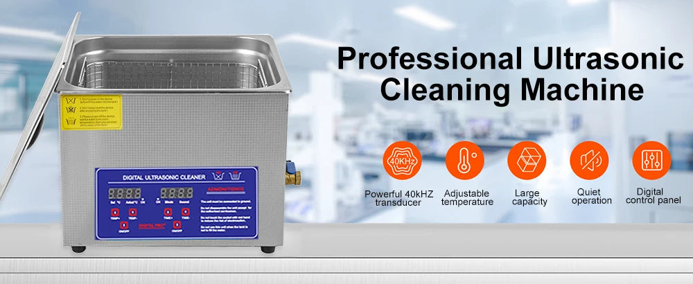 Ultrasonic Cleaner 2L 3L 6L 10L 15L 22L 30L Large Capacity Heated Cleaning Washing Machine Ultrasound Bath For Jewelry Glasses