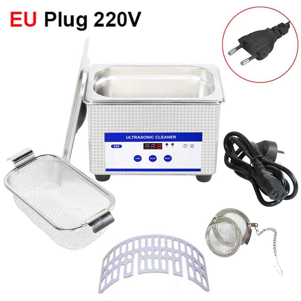 Ultrasonic Cleaner Ultrasound Glasses Cleaner 40KHZ High Frequency Ultrasonic Washing Bath for Glasses Jewelry Cleaning Machine
