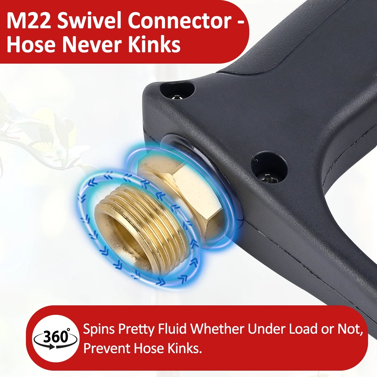 Pressure Washer Water Gun Kit for Car Cleaning Hose Connector For Karcher Nilfisk Parkside Bosch Quick Connector Nozzles