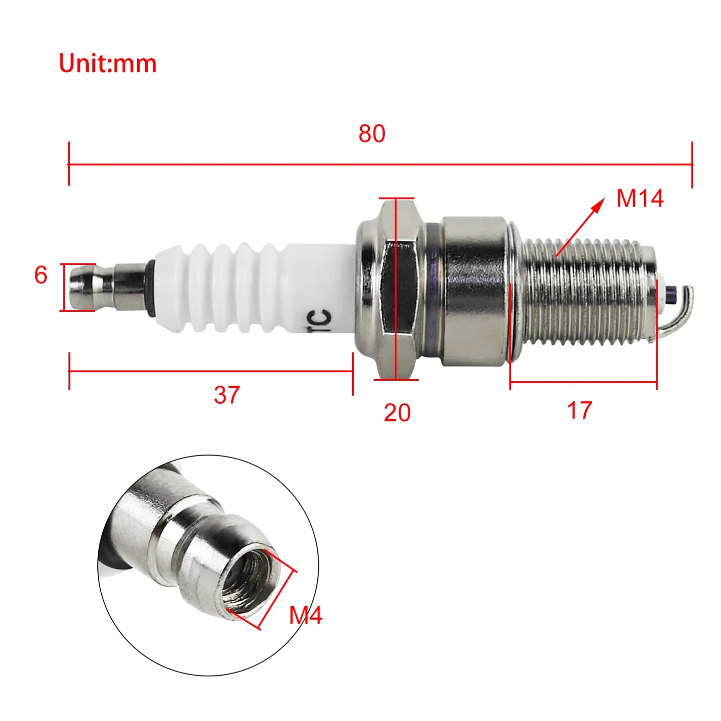 3pcs F7TC Spark Plug for Honda GCV160 GCV190 GX120 GX160 GX200 GX240 GX270 GX340 GX390 168F 182F Generator Lawnmower Tractor