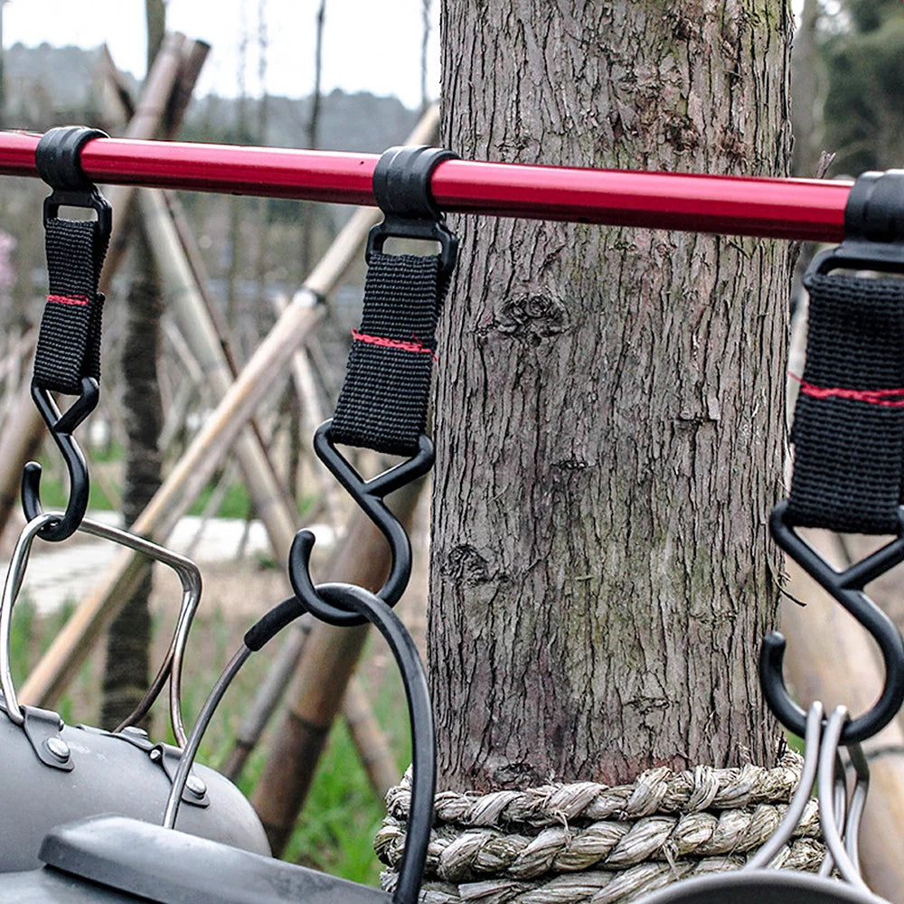 Detachable S-Shaped Hanging Hook for Portable Outdoor Camping Storage
