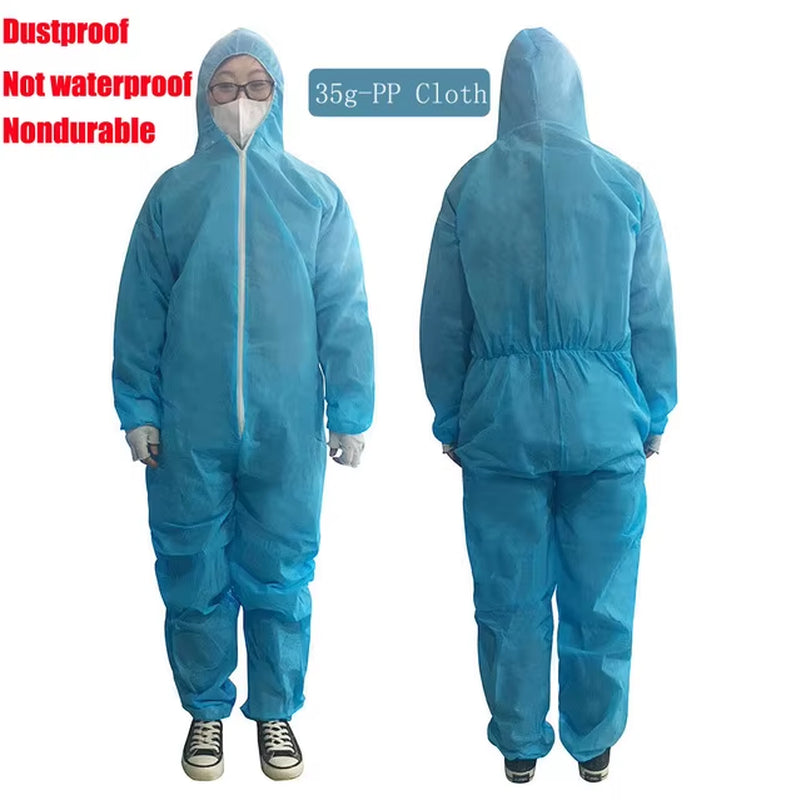 Professional Disposable Waterproof Oil-Resistant Coverall Suit for Spray Painting and Occupational Safety