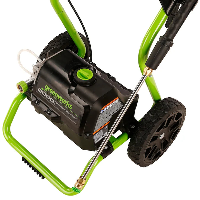 2000 PSI 1.1 GPM Electric Cold Water Pressure Washer with Three Spray Tips