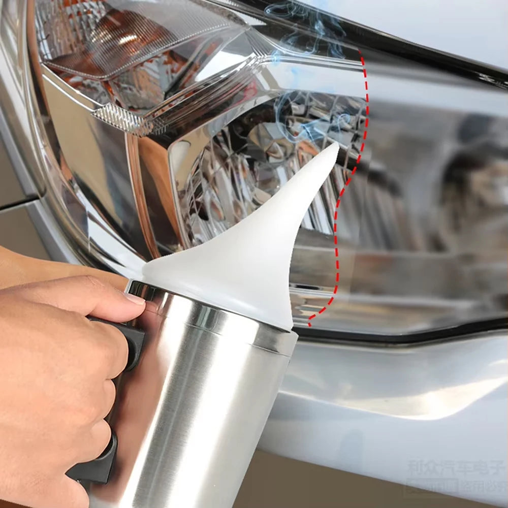 Car Headlight Polish Restoration Kit Heating Atomization Cup Headlamp Polish Electrical Heating Cup Repair Restoration Tool