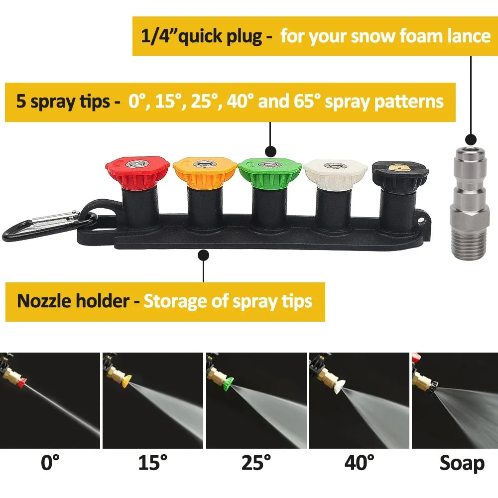 Pressure Washer Water Swivel Gun for Car Cleaning Hose Connector For Karcher Nilfisk Parkside Bosch Quick Connector