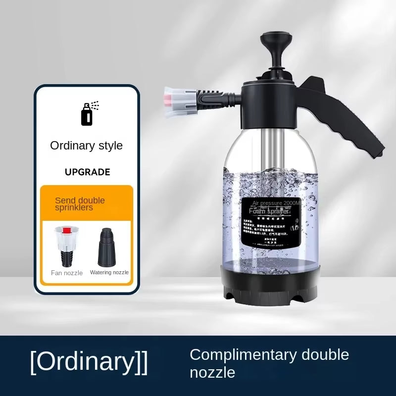 2L Manual Foamer Pressure Washer with Adjustable Nozzle for Car Wash, Snow Foam Cannon, Garden Watering