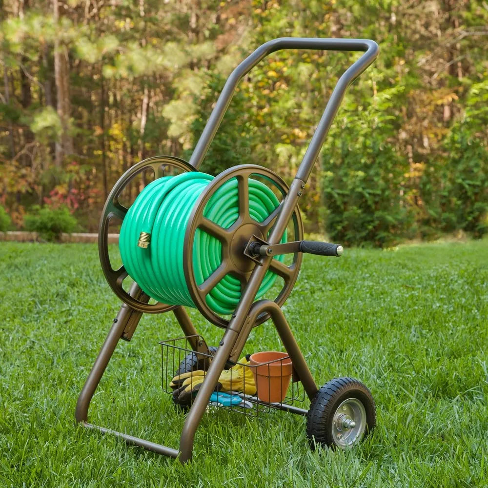 Liberty Garden Hose Trolley and Flexzilla Hose Set