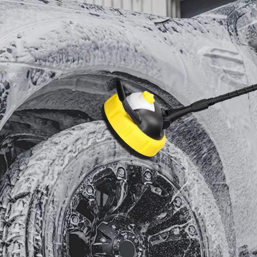Patio Floor Brush Long Handle High Speed Pressure Washer Rotary Brush Dirt Removal Cleaning Brush Patio Cleaner Head for Karcher