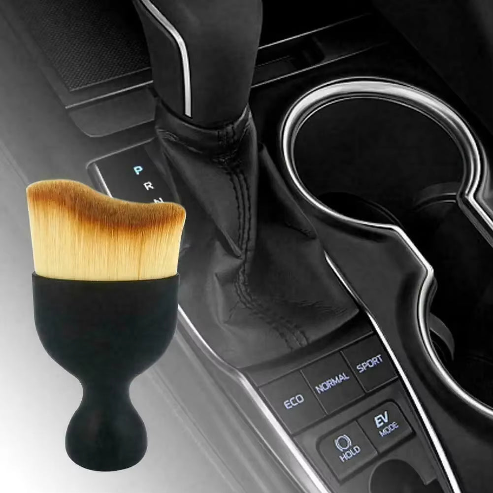 1Pcs Car Interior Cleaning Detaling Brush Car Air Conditioner Cleaning Brush Dust Removal Artifact Brush Car Interior Cleaning