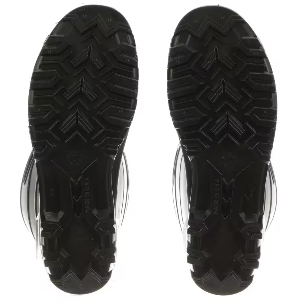 Men'S 15 In. All-Purpose PVC Rubber Boot- Black Size 10