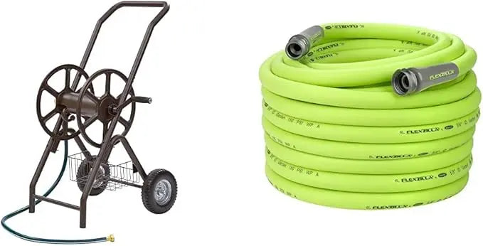 Liberty Garden Hose Trolley and Flexzilla Hose Set