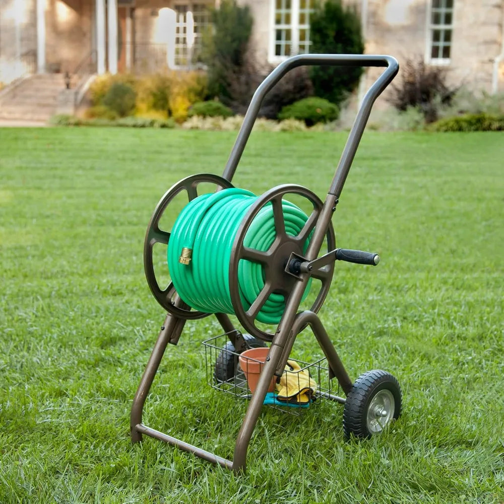 Liberty Garden Hose Trolley and Flexzilla Hose Set