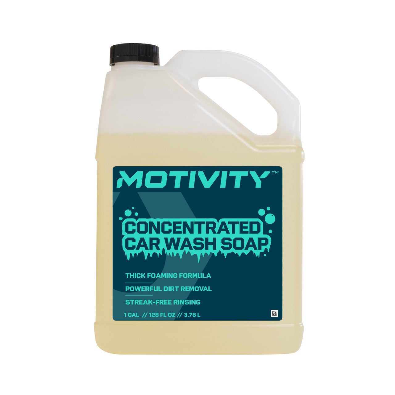MOTIVITY Car Wash Soap, Concentrated, Works with Foam Cannon, Foam Gun, or Pressure Washer – 1 Gallon