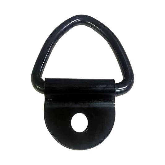 V-Shape D-Ring Metal Hook Cargo Tie-Down - Heavy-Duty Triangular Rope Fastening Anchor Clip