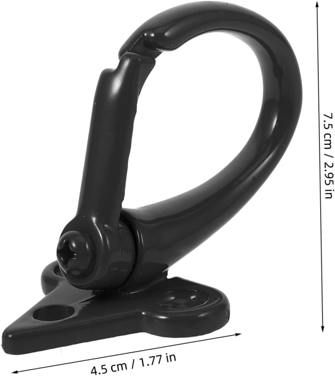 Multifunctional Helmet Hook for Motorcycle and Scooter Handlebars - Black Accessory Hook