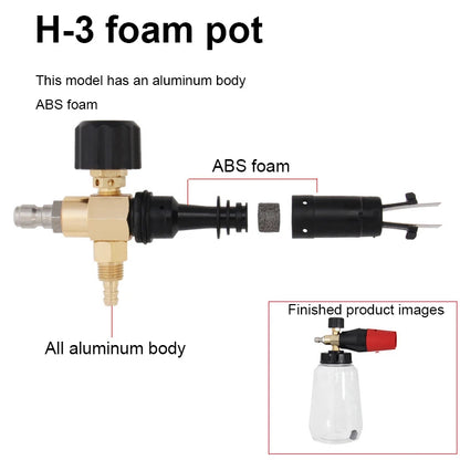 Manufacturer Direct Selling High-Pressure Foam Spray Can With Adjustable Big Mouth PA Cleaning Gun Car Washer Professional Foam