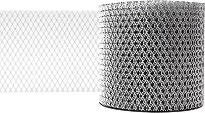 20 Ft x 6 In Black Plastic Gutter Guard Mesh - Simplified Leaf Protection System for Effortless Installation