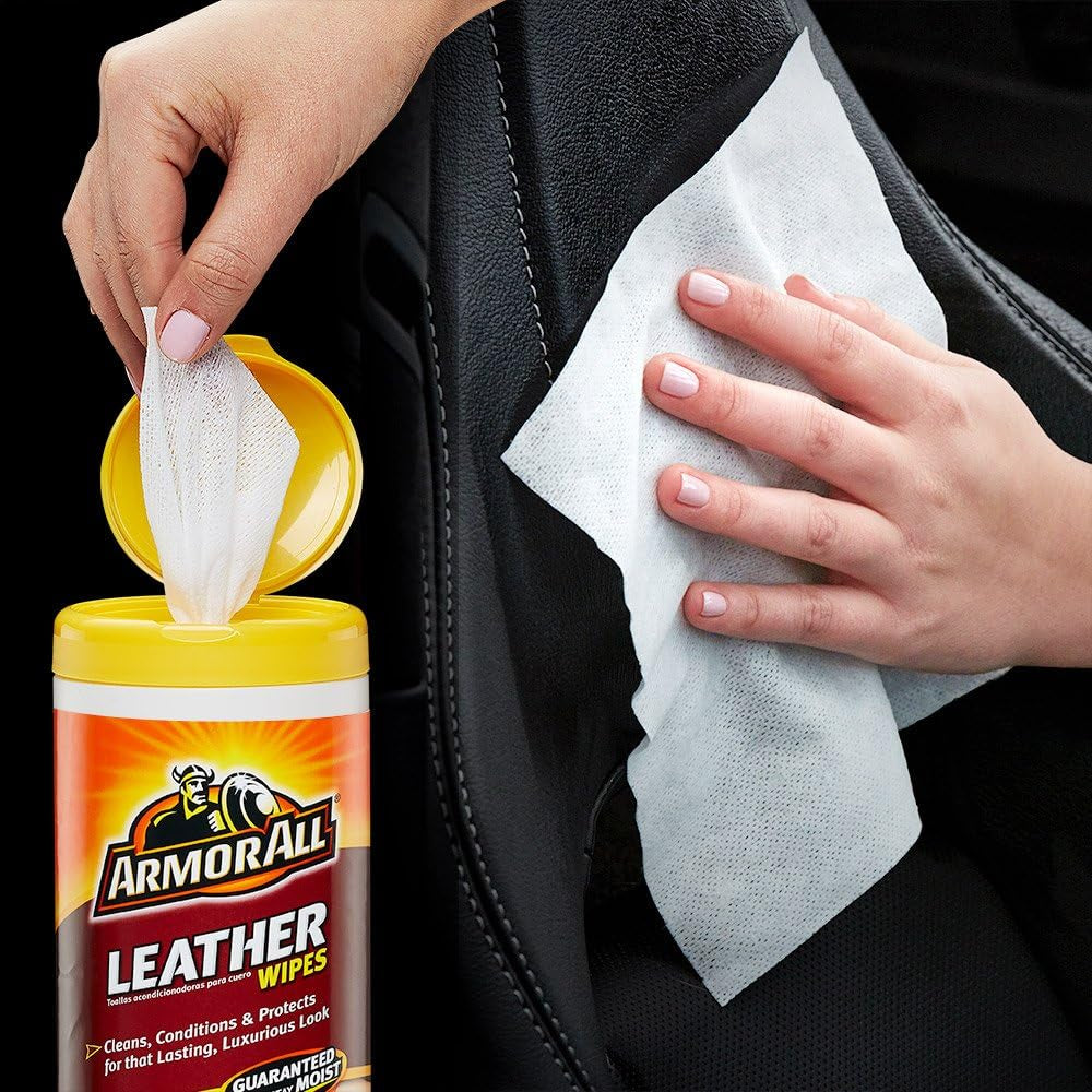 82646 Cleaning and Leather Wipe - 20/25 Sheets, (Pack of 2)