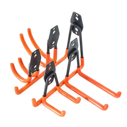 Premium Heavy-Duty Metal Bicycle Storage Hook - Robust Wall-Mounted Tool Organizer for Small to Medium Square Hooks