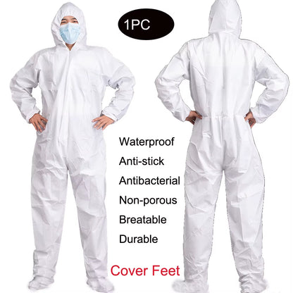 Professional Disposable Waterproof Oil-Resistant Coverall Suit for Spray Painting and Occupational Safety