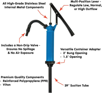 LX-1327 Lever Action Chemical Pump (Premium)