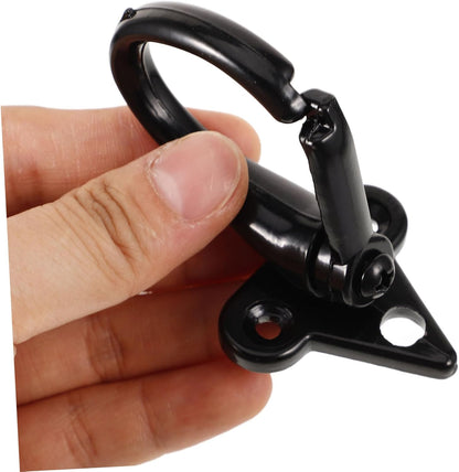 Multifunctional Helmet Hook for Motorcycle and Scooter Handlebars - Black Accessory Hook