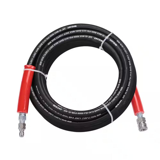 Max. 4,500 PSI Pressure Washer Hose with 3/8 QC Fittings 50 Ft.