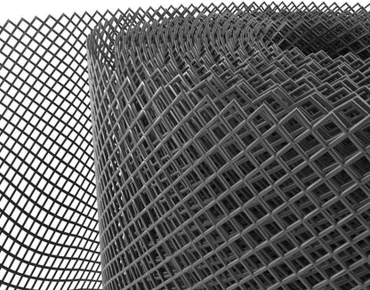20 Ft x 6 In Black Plastic Gutter Guard Mesh - Simplified Leaf Protection System for Effortless Installation