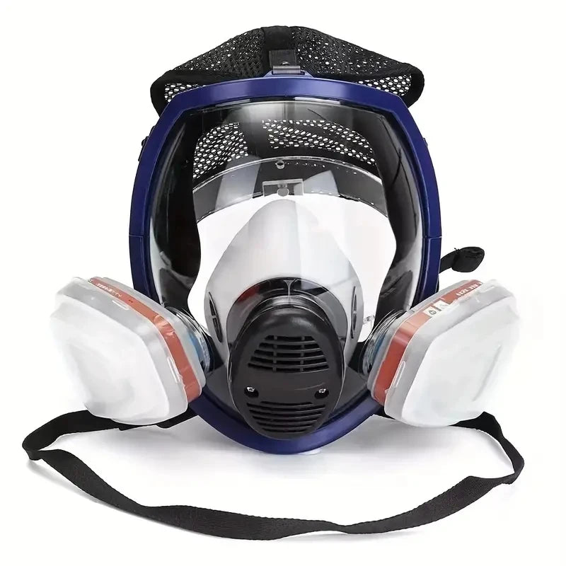 6800 Full Face Respirator Chemical Gas Mask with Anti-Fog Filter for Industrial Use, Acid Gas, Welding, Spray Painting, and Insecticide Protection