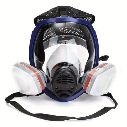 6800 Full Face Respirator Chemical Gas Mask with Anti-Fog Filter for Industrial Use, Acid Gas, Welding, Spray Painting, and Insecticide Protection