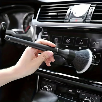 Ultra-Soft Car Detailing Brush Super Soft Auto Interior Detail Brush synthetic boars hair for cars seat leather cleaning