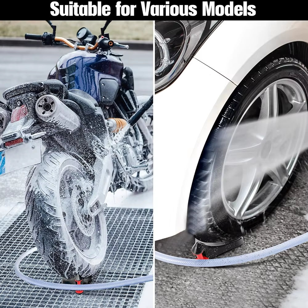 4Pcs Portable Car Tire Wedge for Car Washing Detailing Tire Hose Guide Preventing Pressure Washer Hose Stuck under Tires
