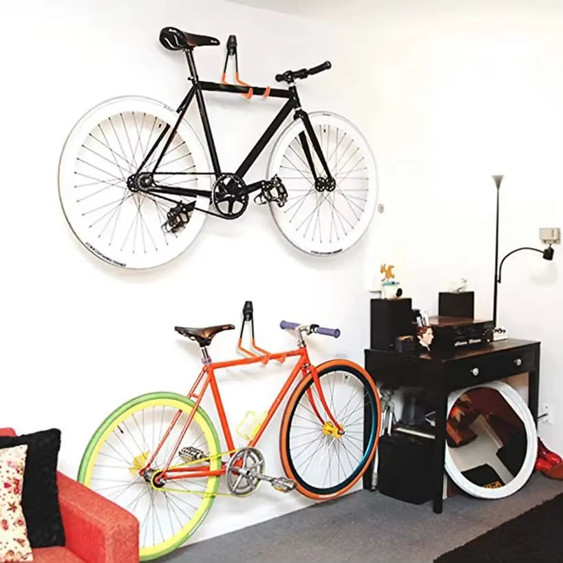 Premium Heavy-Duty Metal Bicycle Storage Hook - Robust Wall-Mounted Tool Organizer for Small to Medium Square Hooks